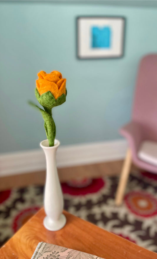 Large Rose - Orange