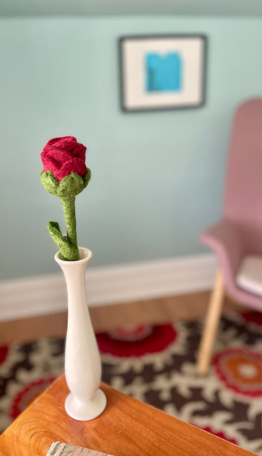 Large Rose - Deep Red