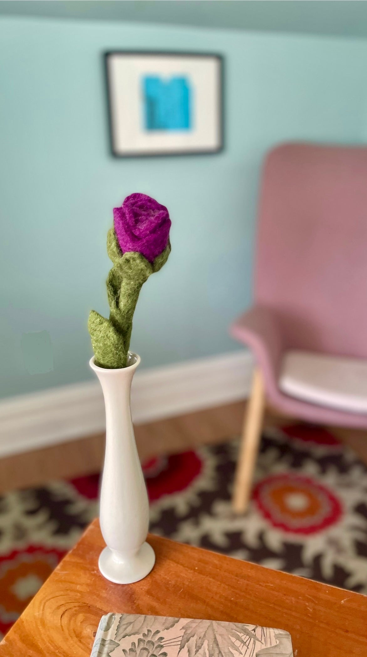 Large Rose - Dark Purple