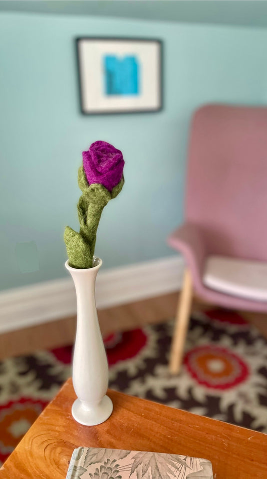Large Rose - Dark Purple